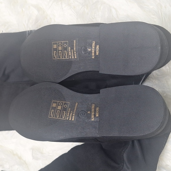 Fashionable Knee boots /black - Picture 8 of 10